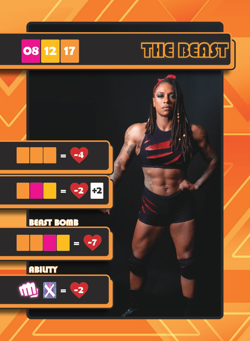 WOW Women of Wrestling - Card Game
