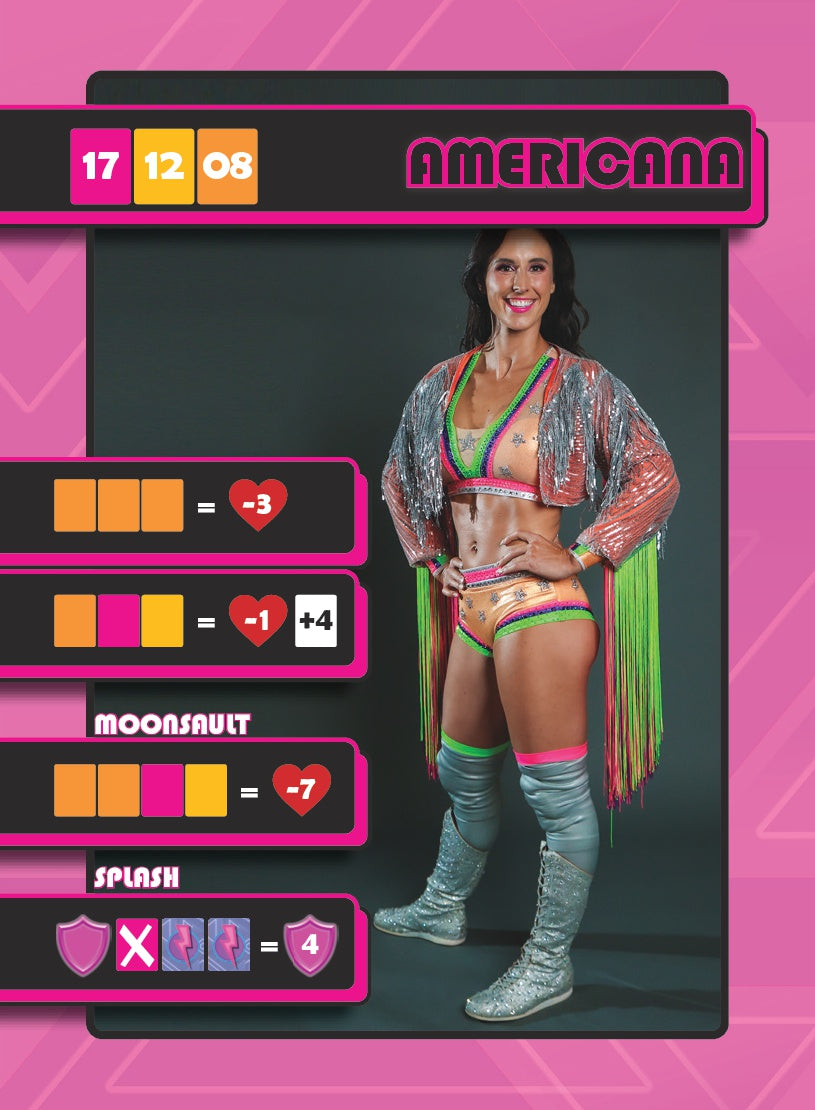 WOW Women of Wrestling - Card Game