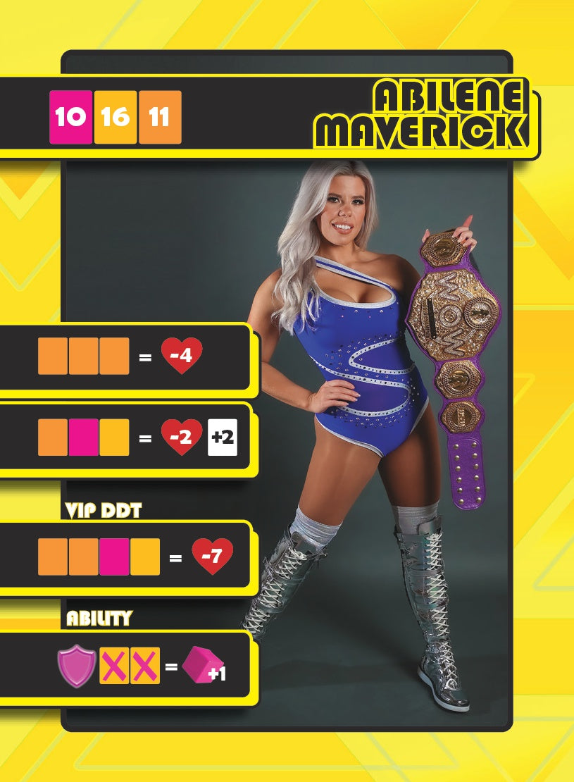 WOW Women of Wrestling - Card Game