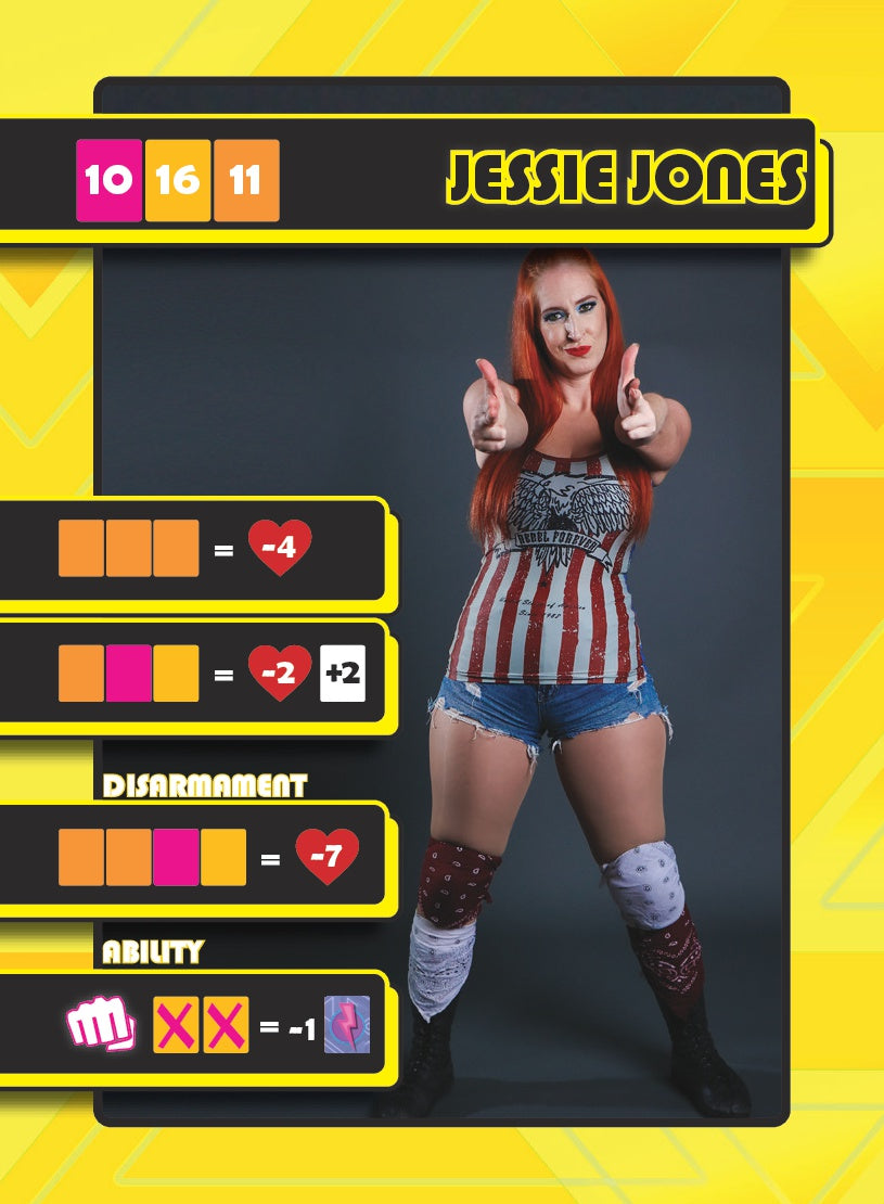 WOW Women of Wrestling - Card Game