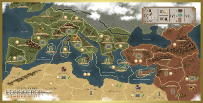 Conqueror: Double Sided Neoprene Map