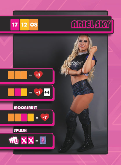 WOW Women of Wrestling - Card Game