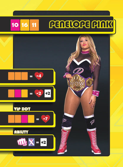WOW Women of Wrestling - Card Game
