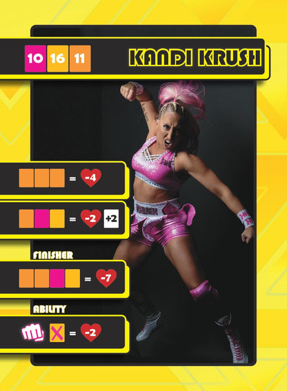 WOW Women of Wrestling - Card Game