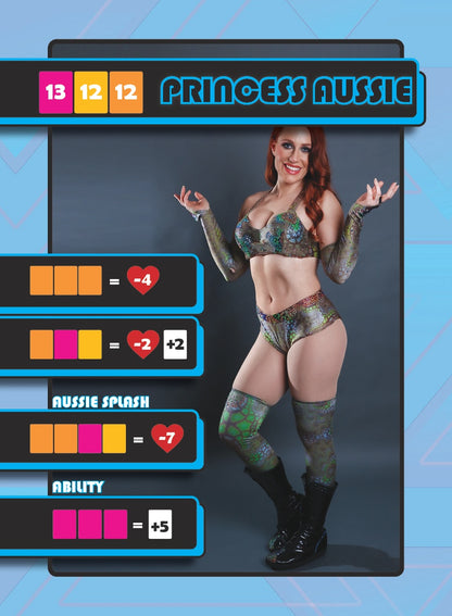 WOW Women of Wrestling - Card Game